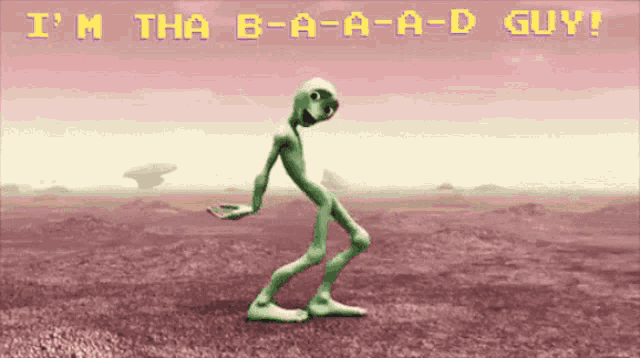 Dancing Alien Bad GIF