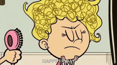 Happy Friday Loud House GIF - Happy Friday Loud House Hair Pull GIFs