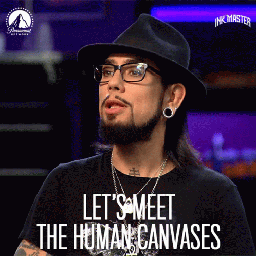 Lets Meet The Human Canvases Dave Navarro GIF - Lets Meet The Human Canvases Dave Navarro Ink Master GIFs