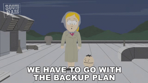 We Have To Go With The Backup Plan Ms Stevenson GIF - We Have To Go With The Backup Plan Ms Stevenson Ike Broflovski GIFs