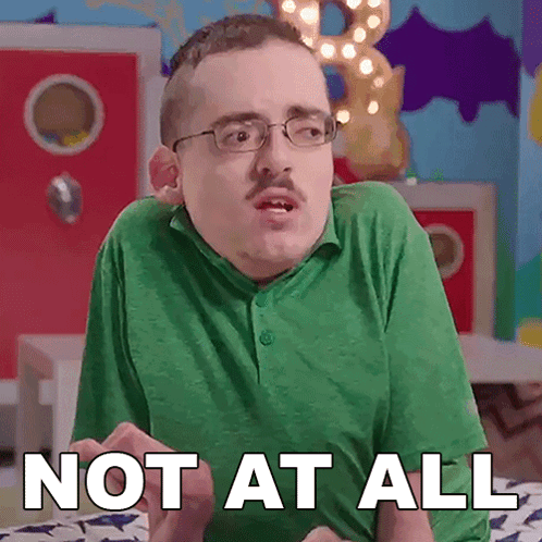 Not At All Ricky Berwick GIF - Not At All Ricky Berwick Certainly Not GIFs