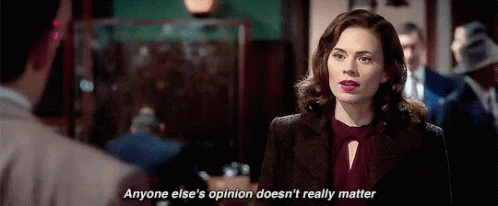 Opinion Really Matter GIF - Agent Carter Captain America Opinion GIFs