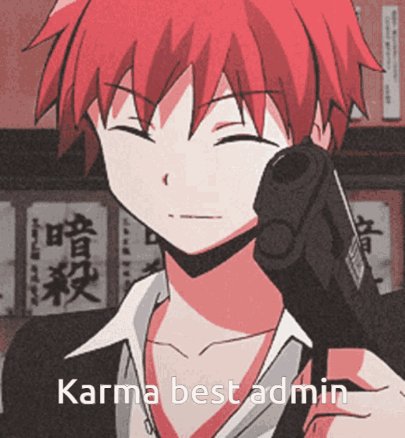 Karma Best Admin Karma Akabane GIF - Karma Best Admin Karma Akabane Genesis Best Admin GIFs