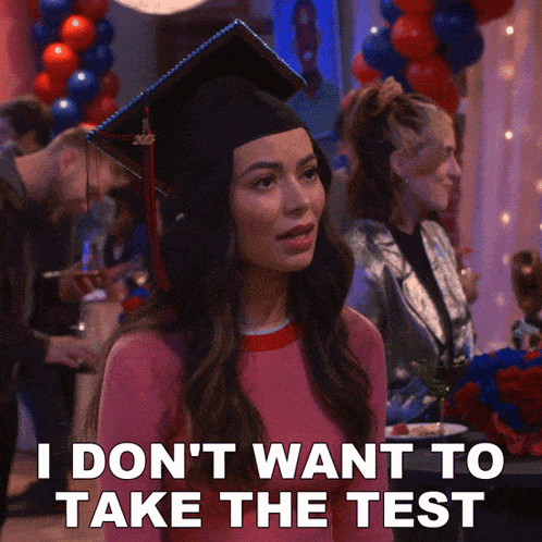 I Don'T Want To Take The Test Carly Shay GIF - I Don'T Want To Take The Test Carly Shay Miranda Cosgrove GIFs