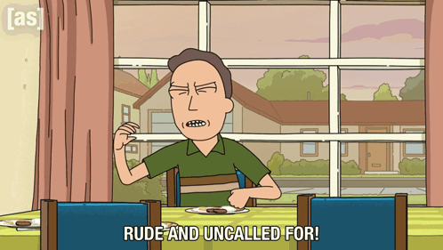 Rude And Uncalled For Jerry Smith GIF - Rude And Uncalled For Jerry Smith Rick And Morty GIFs