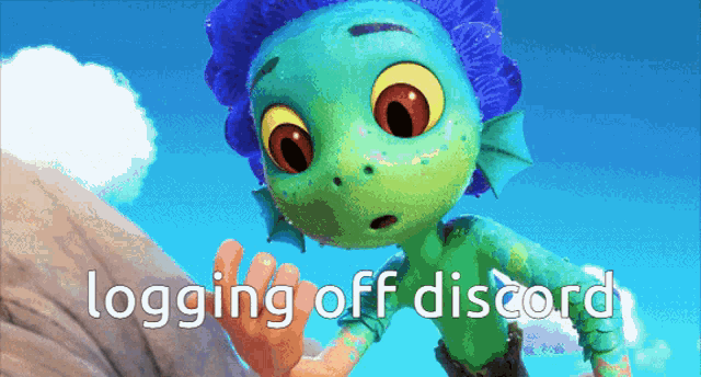Logging Off Discord Luca GIF - Logging Off Discord Luca Meme GIFs