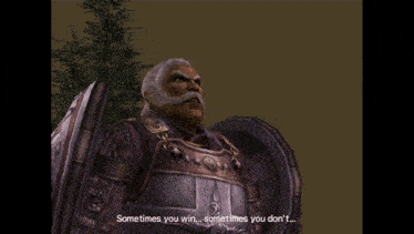 a video game character laying upside down with the words " sometimes you win sometimes you don 't "
