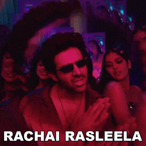 Rachai Rasleela Kartik Aaryan GIF - Rachai Rasleela Kartik Aaryan Character Dheela 2 Song GIFs