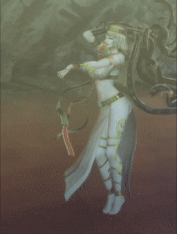 a painting of a woman with a snake behind her that says ' a ' on it