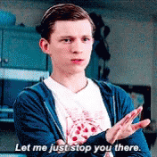 Real Peter2 Stop GIF - Real Peter2 Stop Tom Holland GIFs