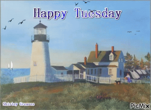 Happy Tuesday National Lighthouse Day GIF