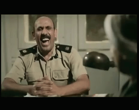 ضحك الكبير احمد مكي مسخرة جوني دنيا GIF - Laugh Officer Police GIFs