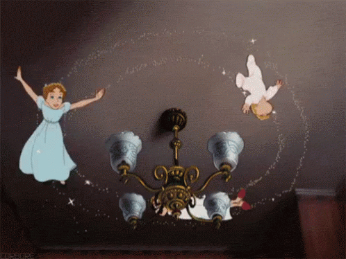 Happythoughts Peter Pan GIF - Happythoughts Happy Thoughts GIFs