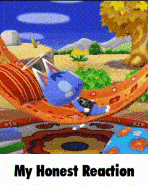 a picture of a cat laying in a hammock in a video game .