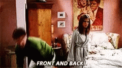 Front And Back Ross GIF - Front And Back Ross Friends GIFs