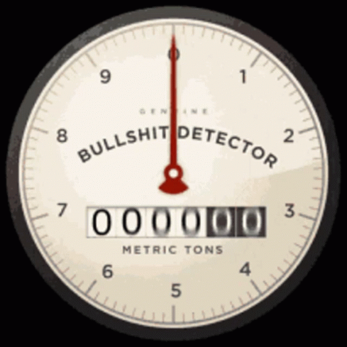 Bull Shit Detector Metric GIF - Bull Shit Detector Metric GIFs
