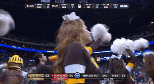 Cheerleader Bumping Into Camera GIF - Cheerleader Bumping Into Camera Bump GIFs