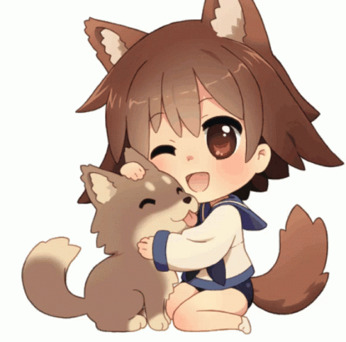 Love You Anime GIF - Love You Anime Puppy GIFs