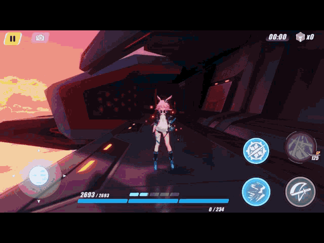 a screenshot of a video game shows a girl with the number 2693 on her chest