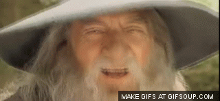 He'S So Happy GIF - Lotr Gandalf Laugh GIFs