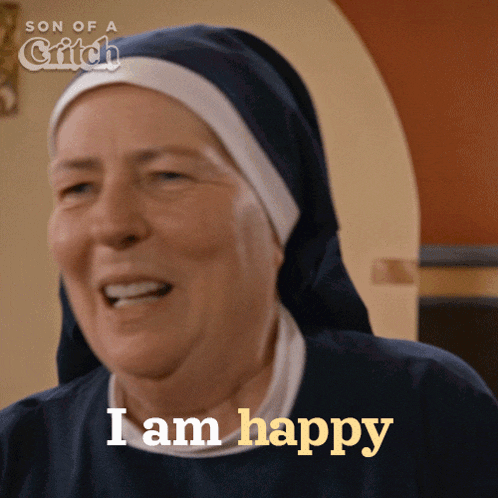 I Am Happy Principal Sister Rose GIF - I Am Happy Principal Sister Rose Son Of A Critch GIFs