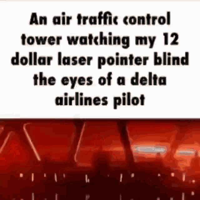 a picture of an air traffic control tower watching my 12 dollar laser pointer blind the eyes of a delta airlines pilot .