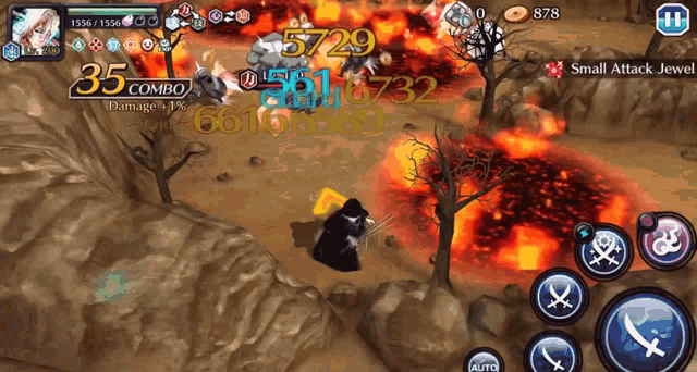 a screenshot of a video game with the number 35 combo