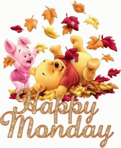 يومسعيد Happy Monday GIF - يومسعيد Happy Monday Winnie The Pooh GIFs