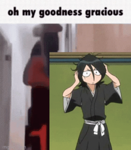 Oh My Goodness Gracious Rukia Kuchiki GIF - Oh My Goodness Gracious Rukia Kuchiki Bleach GIFs