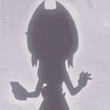 a cartoon girl with an apple on her shirt is holding a phone
