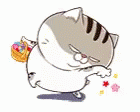 Ami Fat Cat Line Stickers GIF - Ami Fat Cat Line Stickers GIFs