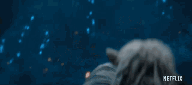 a netflix ad shows a giant spider in the water