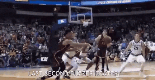 Last Second Buzzer Beater GIF - Buzzer Beater Ncaa March Madness GIFs
