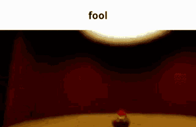 a blurry picture of a person holding another person 's hand with the word fool above them .