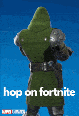 a poster for marvel animation shows a man in a green hooded jacket