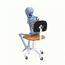 Waiting Skeleton GIF - Waiting Skeleton Spin GIFs