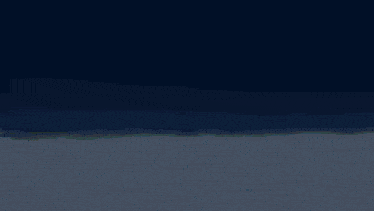 a computer generated image of a yellow object on a dark blue background