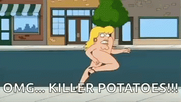 Peter Griffin Killer Potatoes GIF - Peter Griffin Killer Potatoes Family Guy GIFs