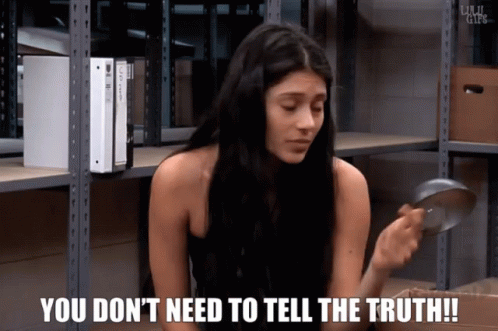 Bbcan7 Dont Tell The Truth GIF - Bbcan7 Bbcan Dont Tell The Truth GIFs