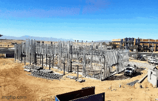 a picture of a construction site with the website imgflip.com visible in the corner