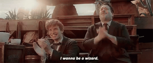 Fantastic Beasts Fantastic Beasts And Where To Find Them GIF - Fantastic Beasts Fantastic Beasts And Where To Find Them I Wanna Be A Wizard GIFs