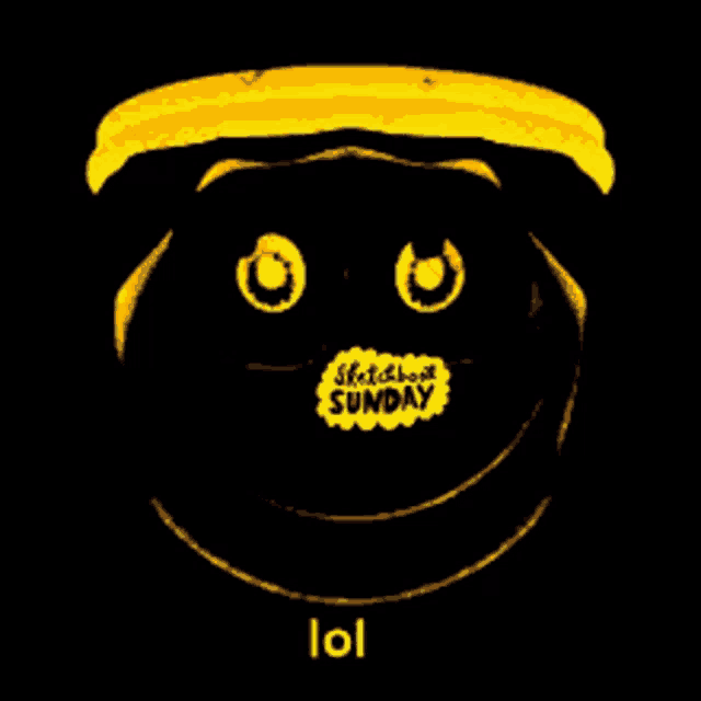 a picture of a smiley face with the word funny written below it