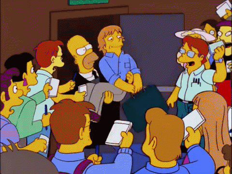 The Bodyguard GIF - The Simpsons Homer Save GIFs