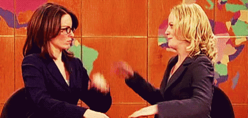 Tina And Amy Best Friends GIF - Snl Saturday Night Live Tina Fey GIFs