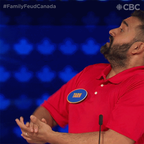 Cheering Family Feud Canada GIF - Cheering Family Feud Canada Raise Arms GIFs