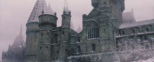 Hogwarts Snow GIF - Hogwarts Snow Snowing GIFs