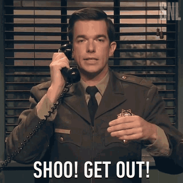 Shoo Get Out GIF - Shoo Get Out Saturday Night Live GIFs