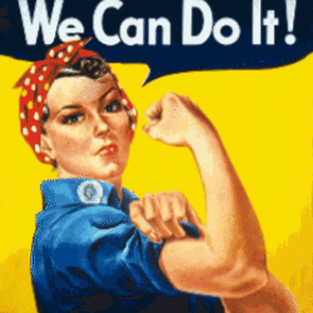 Happy Womens Day We Can Do It GIF - Happy Womens Day We Can Do It Woman Power GIFs