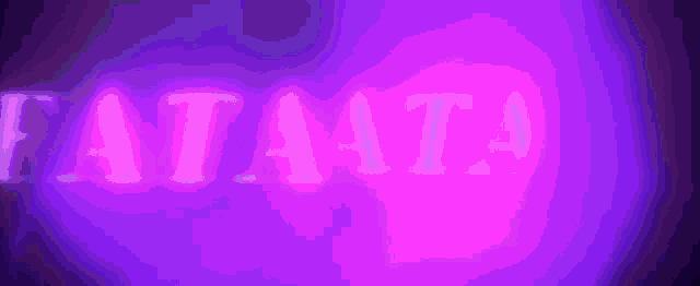 a purple background with the word fataaty written on it