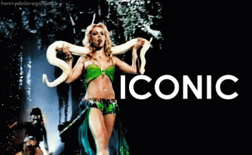 Iconic GIF - Snake Britney Spears Im A Slave For You GIFs